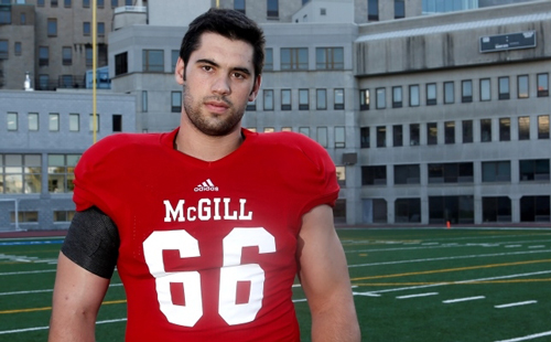 Canadian offensive lineman Laurent Duvernay-Tardif has plenty to