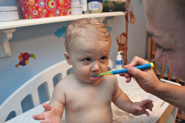 Once a child has teeth, they should begin to learn good oral hygiene says Dr. Melvin Schwartz, Chief of the Jewish General Hospital’s Department of Dentistry. / Photo: Neale McDevitt