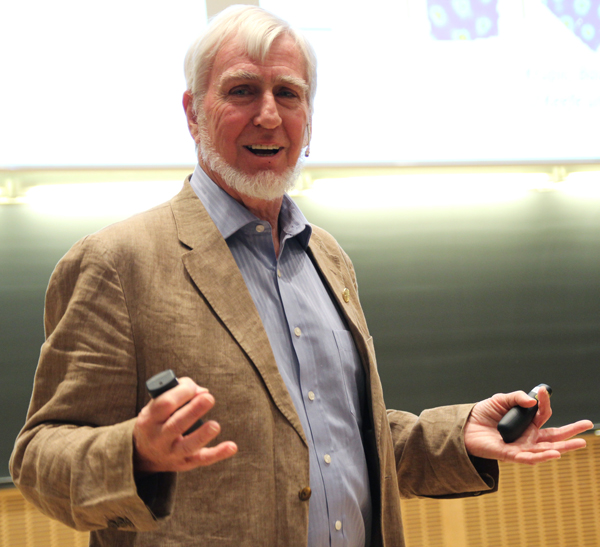 John O'Keefe, co-winner of the 2014 Nobel Prize in medicine, received his doctorate in physiological psychology from McGill in 1967. / Photo: Per Henning/NTNU, Wikimedia