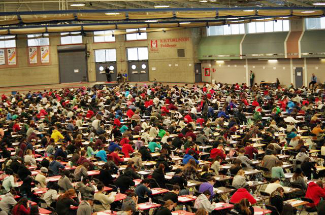 Exams-in-Fieldhouse