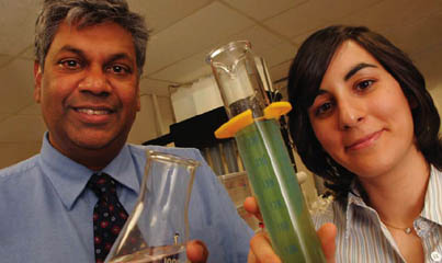 Dean Chandra Madramootoo, founding director of the Brace Centre for Water Resources Management, with Brace-affiliated chemical engineering professor Nathalie Tufenkji