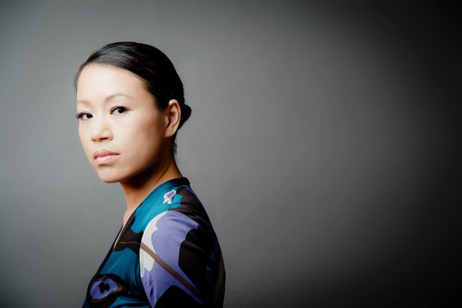Aiyun Huang of the McGill Percussion Ensemble 