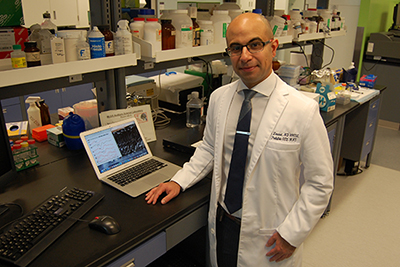 Dr Faisal Zawawi, Otolaryngologist and member of the McGill Auditory Sciences Laboratory at the RI-MUHC