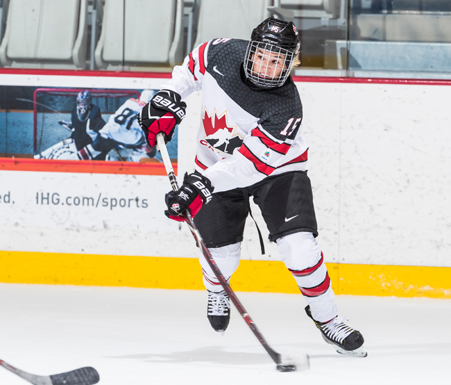 Melodie Daoust, Olympic MVP, not on Canada roster for world hockey