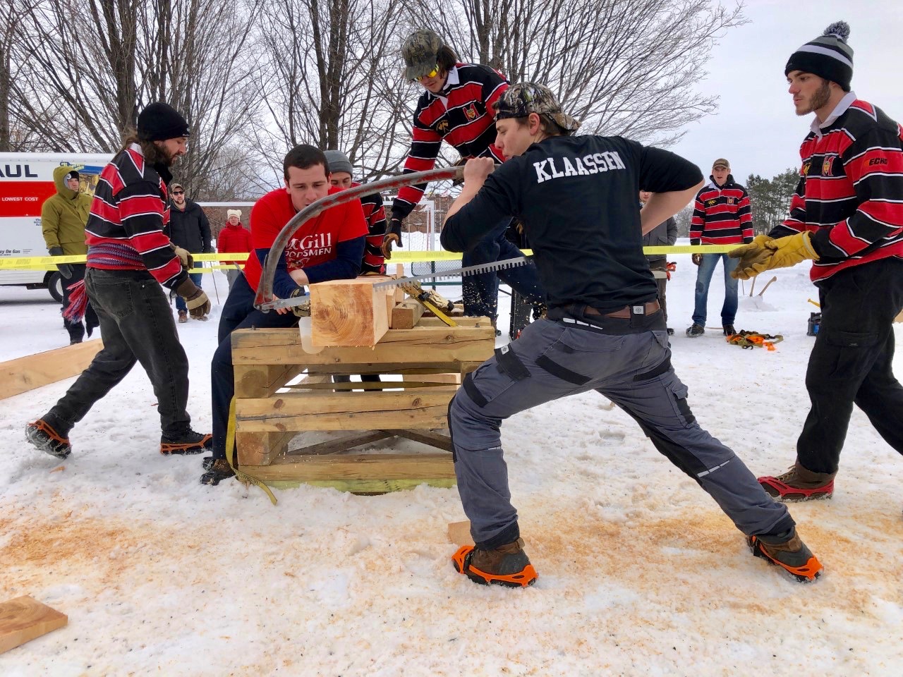 Woodchips fly at 60th annual Woodsmen Competition McGill Reporter