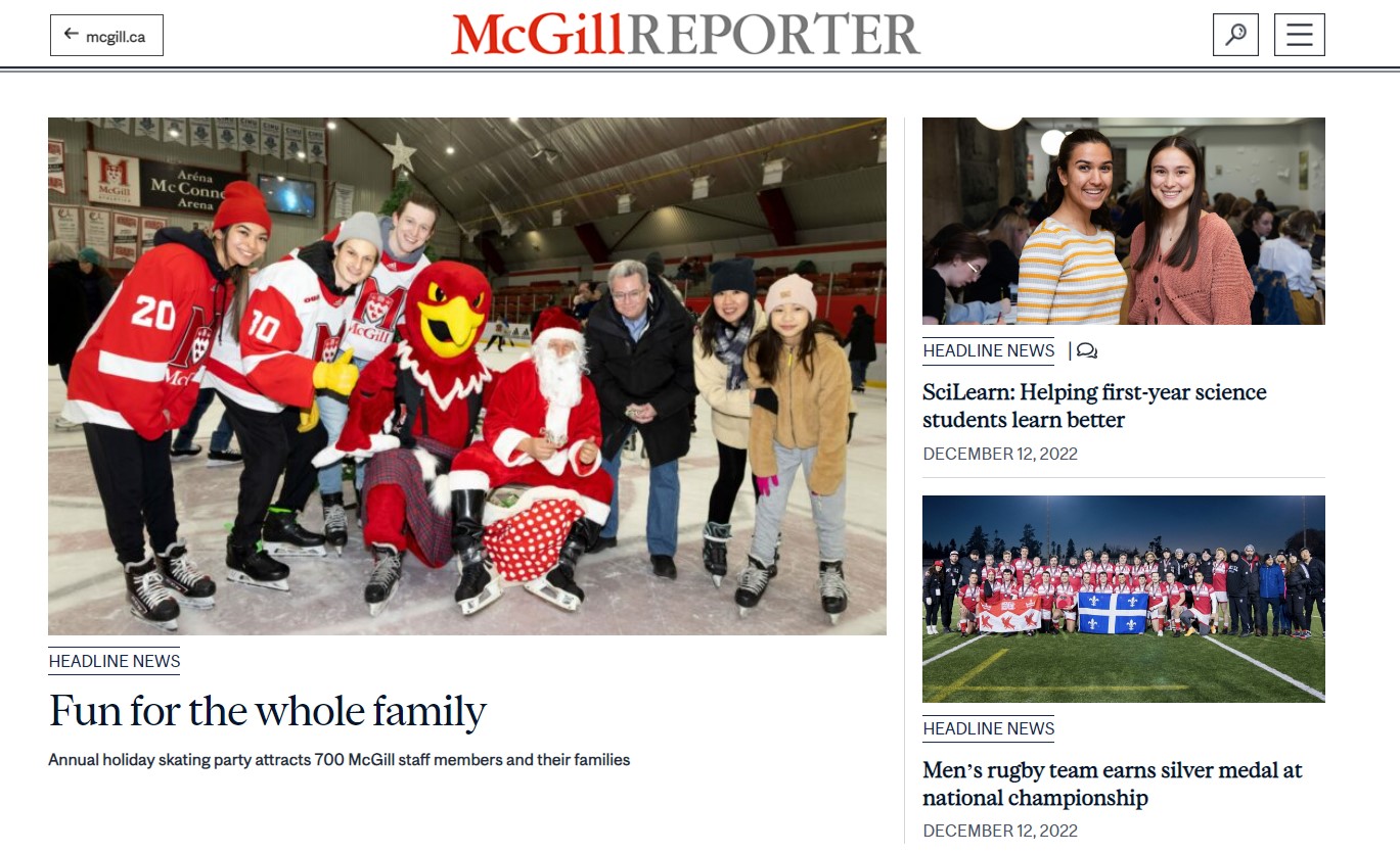 McGill Reads 2018 holiday edition - McGill Reporter