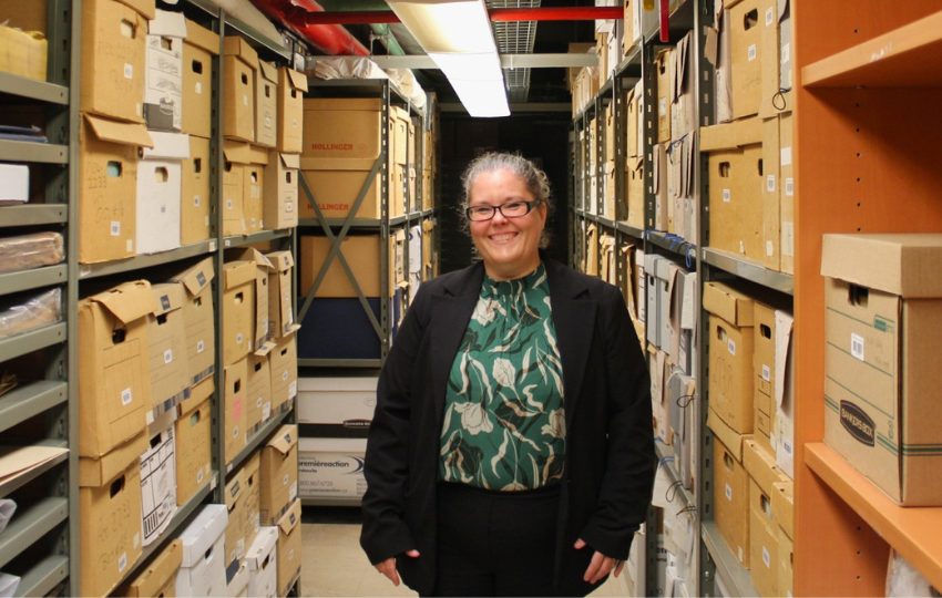 McGill University Archivist Anthea Seles