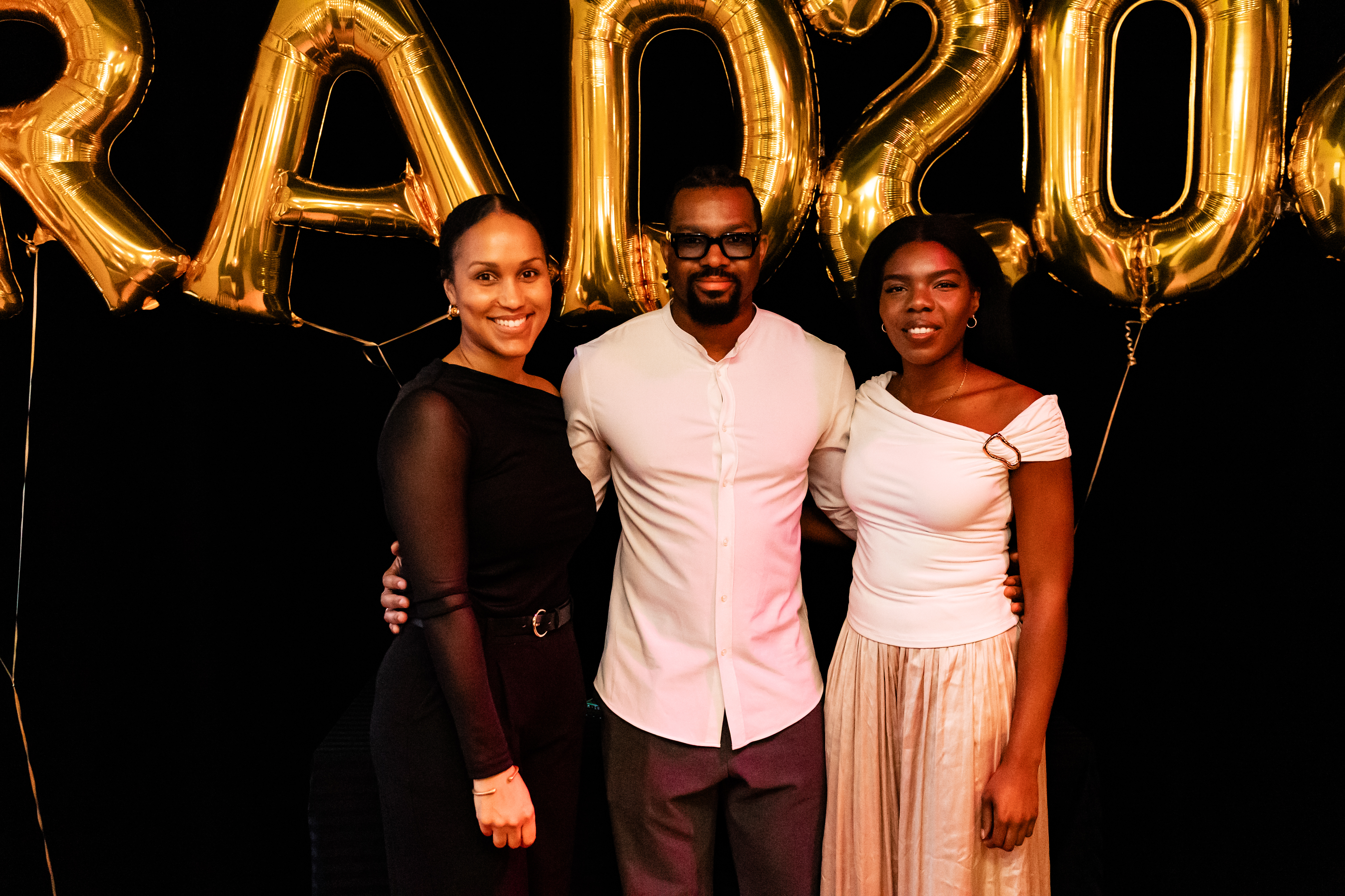 Ariane Songa-Côté, Randy Ngalamulume Mukengeshayi and Laury Gueyie