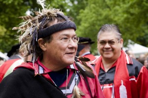 Michael Doxtater at Convocation this past May. / Photo: Claudio Calligaris