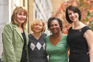 From left to right: Shelley Johnston, Diane Miller, Cheryl McKnight, Elvie Coletta. / Photo: Owen Egan