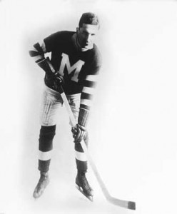 Hockey hall of famer Frank Patrick graduated from MvGill in 1908. The NHL rulebook carries 22 pieces of legislation that he originated, including the introduction of the blue line. Photo courtesy McGill Athletics and Recreation. 