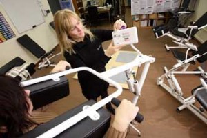 Dr. Catherine Sabiston research monitors the physical and emotional impact of fitness regimes upon breast cancer patients. / Photo: Owen Egan