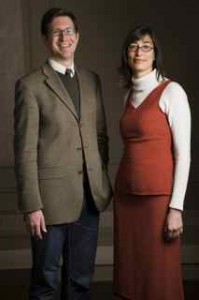 Award-winning Law profs Robert Leckey and Lara Khoury. / Photo: Claudio Calligaris